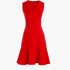 JCREW red dress